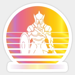 Roll Player Synthwave - Board Game Inspired Graphic - Tabletop Gaming  - BGG Sticker